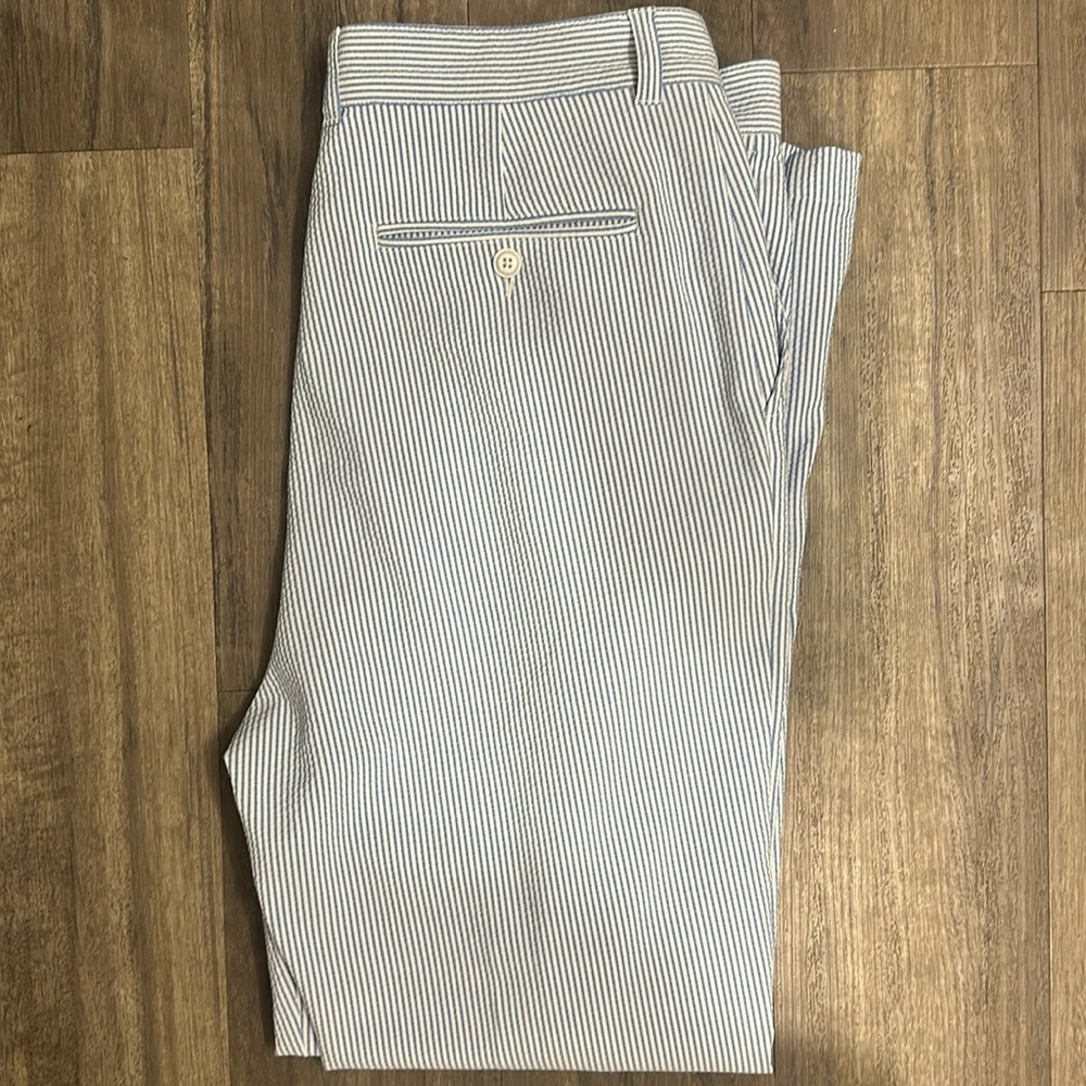Roundtree and York Seersucker Pants